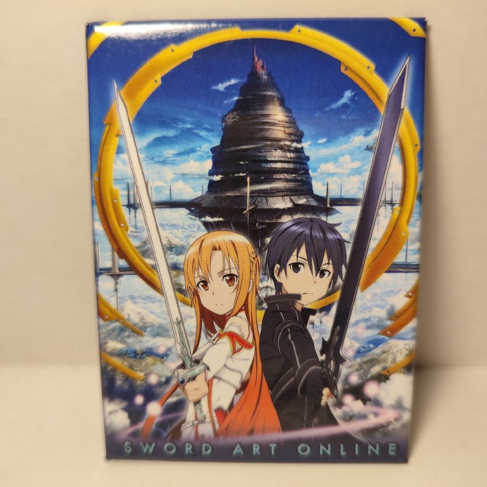 Sword Art Online Kirito Asuna Fridge Magnet